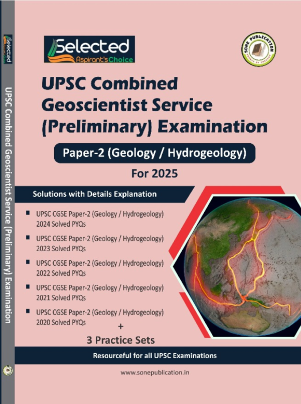 UPSC  CGSE(Prelims) Paper-2 (Geology) Solved PYQS + Practice sets